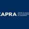 CAPRA wordmark on a navy blue field.