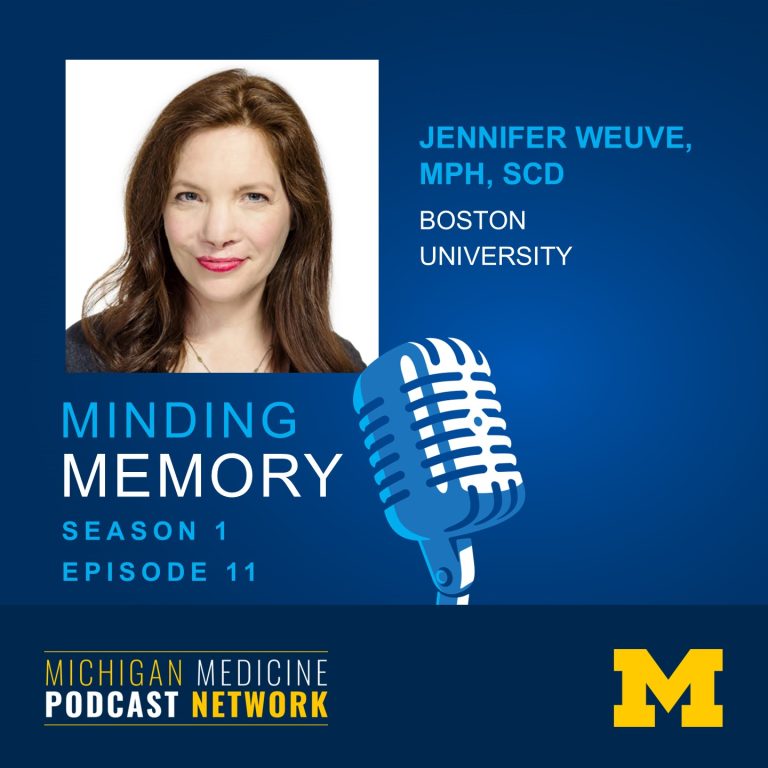 Minding Memory Podcast S1E11 featuring Dr. Jennifer Weuve, MPH, SCD