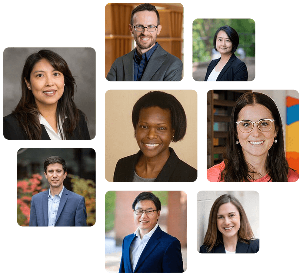 A collage of Pilot Program awardee portrait photos.