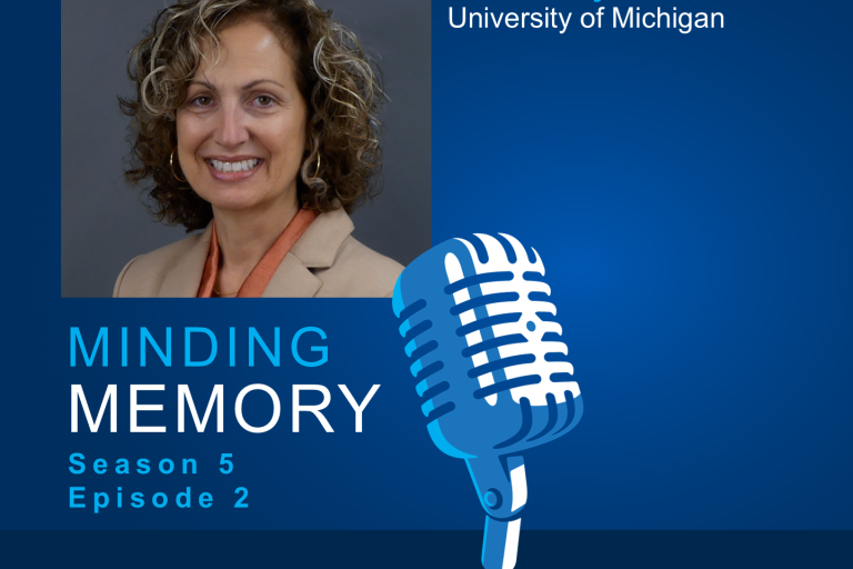 Minding Memory episode tile featuring Kristine Ajrouch, PhD