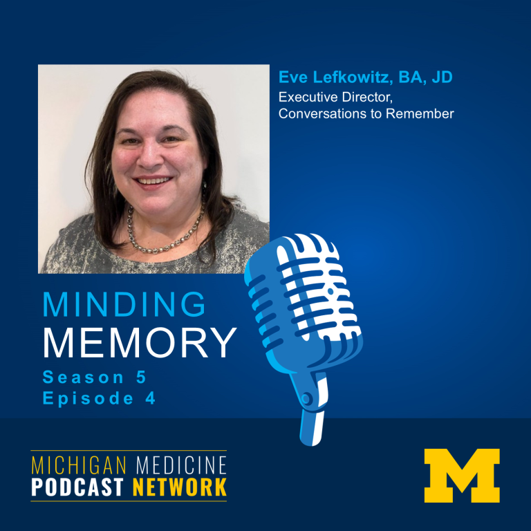 Eve Lefkowitz, Executive Director of the non-profit A Conversation to Remember