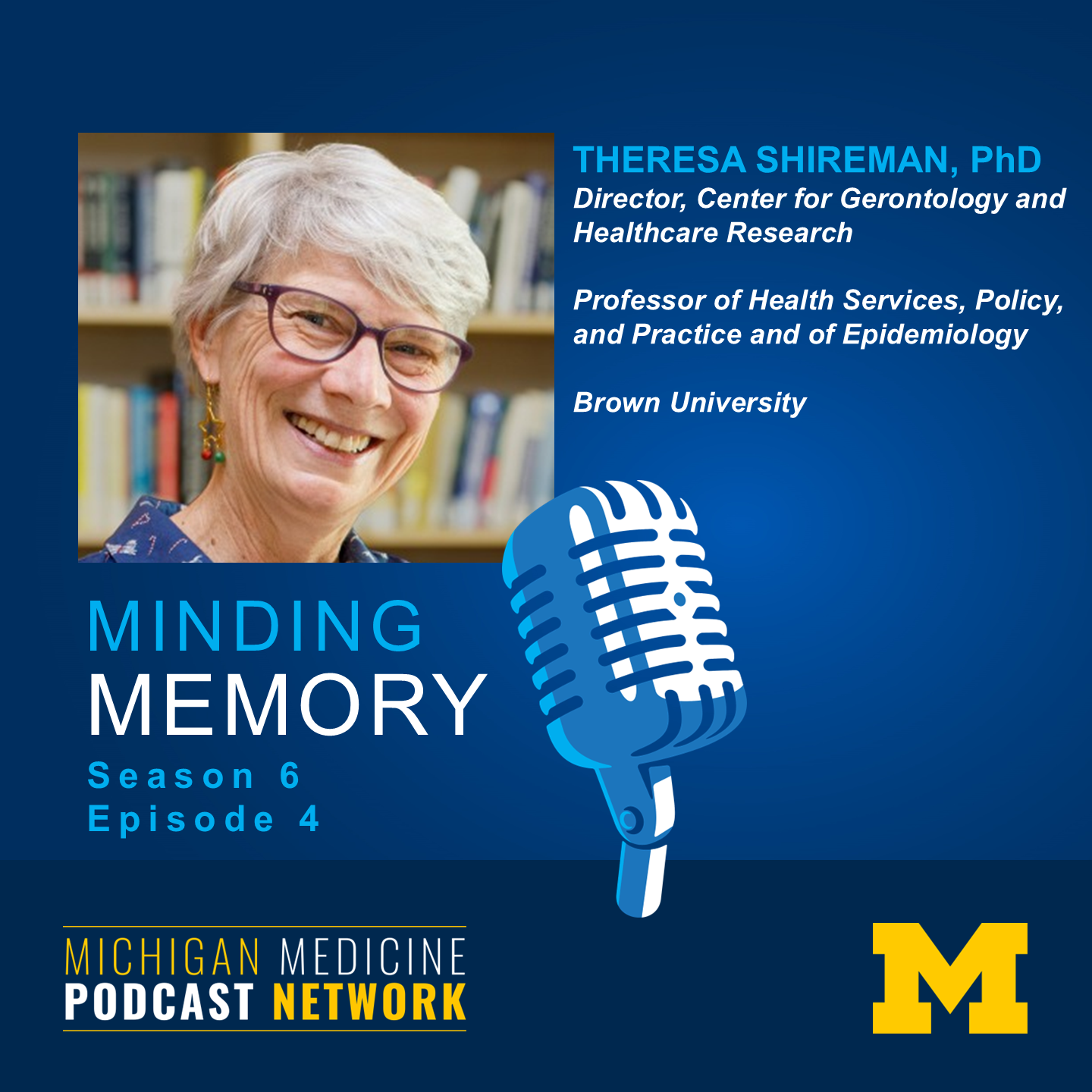 Minding Memory episode tile of Theresa Shireman episode